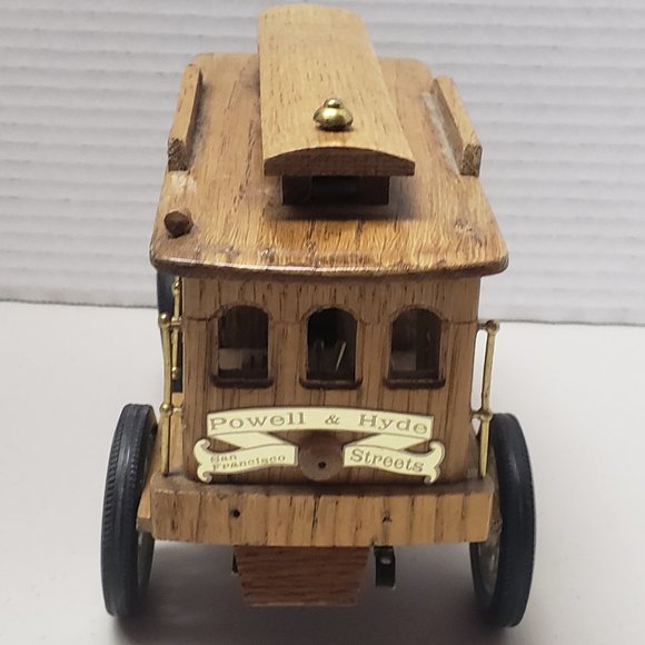 San Francisco Musical Wooden Trolley - Picture 5 of 10